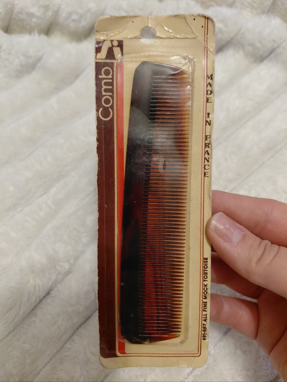 All Fine Mock Tortoise Comb Made In France